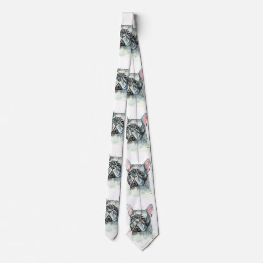 Franse bulldog stropdas (Achterkant)