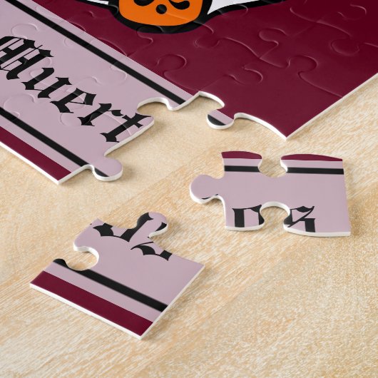 Franse Bulldog Sugar Skull Legpuzzel (Zijkant)