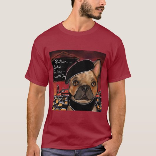FRANSE BULLDOG T-SHIRT (Voorkant)