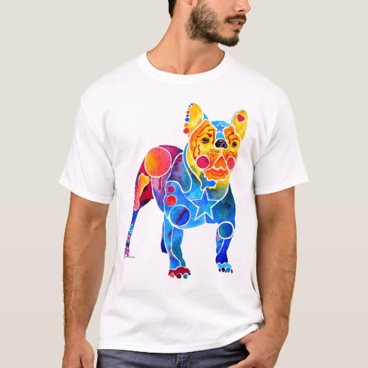 Franse Bulldog T-shirt (Voorkant)