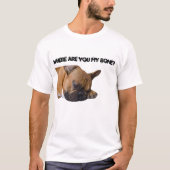 Franse Bulldog. T-shirt (Voorkant)