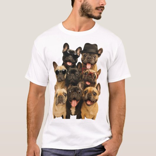 Franse Bulldog T-shirt (Voorkant)