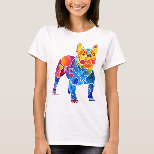 Franse Bulldog T-shirt (Voorkant)