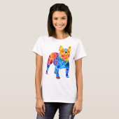 Franse Bulldog T-shirt (Voorkant volledig)
