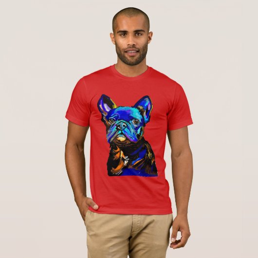 Franse Bulldog T-Shirt (Voorkant volledig)