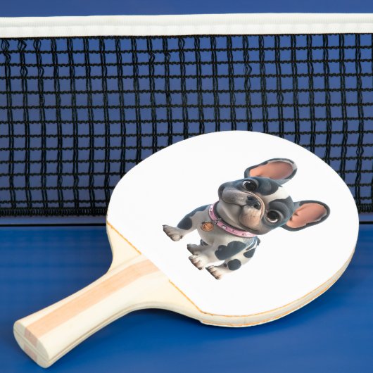 Franse Bulldog Tafeltennisbatje (Insitu)