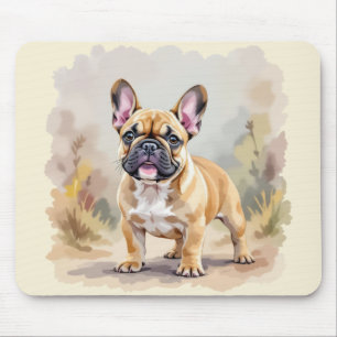 Franse Bulldog Tan Fawn-kleurige Schattigee French Muismat