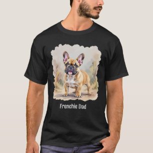 Franse Bulldog Tan Fawn-kleurige Schattigee French T-shirt