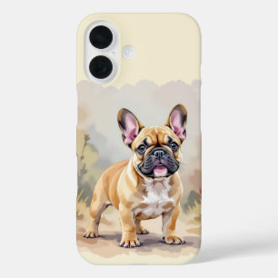 Franse Bulldog Tan Vaalbruine Kleurige Franse Bull iPhone 16 Hoesje