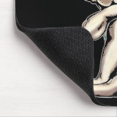 Franse Bulldog Tattoos waar ik van hou, pap die gi Muismat (Hoek)