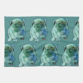 Franse Bulldog Tea Towel Theedoek (Horizontaal)
