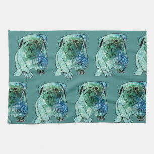 Franse Bulldog Tea Towel Theedoek