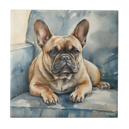 Franse Bulldog Tegeltje