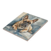 Franse Bulldog Tegeltje (Zijkant)