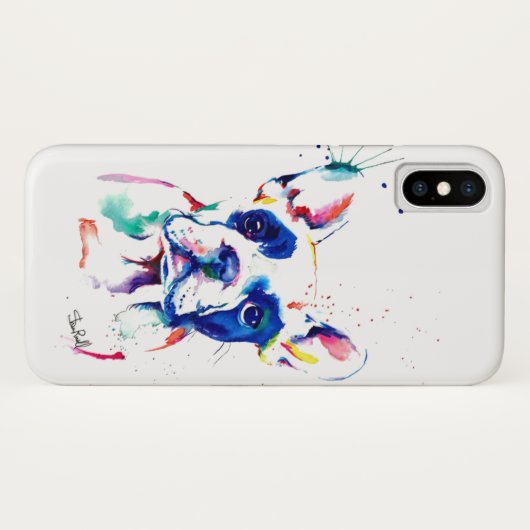 Franse bulldog-telefoontas Case-Mate iPhone case (Achterkant (horizontaal))