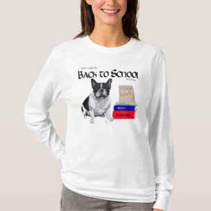 Franse Bulldog Terug naar School T-shirt