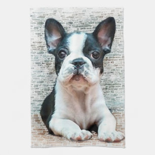 Franse Bulldog Theedoek