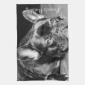 Franse Bulldog Theedoek (Verticaal)