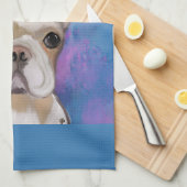 FRANSE BULLDOG        THEEDOEK (Quarter Fold)