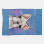 FRANSE BULLDOG        THEEDOEK (Horizontaal)