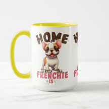 Franse Bulldog Thuis Is Waar De Franse Bulldog Is