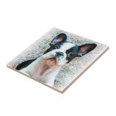 Franse Bulldog Tile Tegeltje (Zijkant)