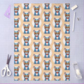 Franse Bulldog Tissuepapier (Craft)