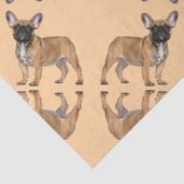 Franse Bulldog  Tissuepapier (Detail)