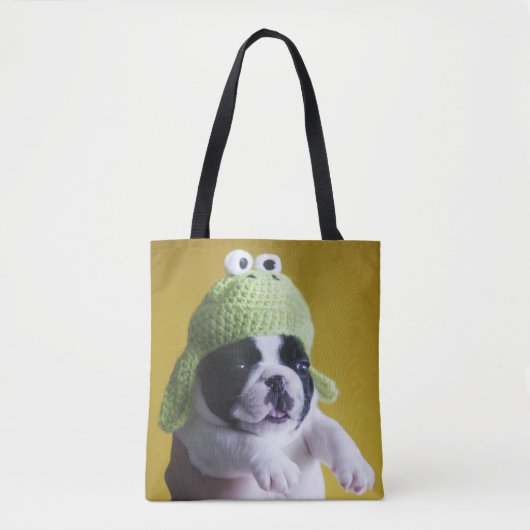 Franse Bulldog Tote Bag (Voorkant)