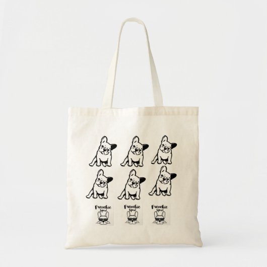 Franse Bulldog Tote Bag (Voorkant)