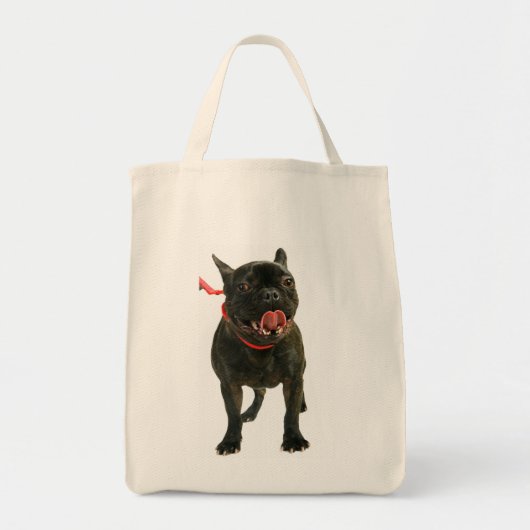 Franse Bulldog Tote Bag (Voorkant)