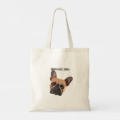Franse Bulldog Tote Bag (Achterkant)