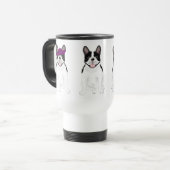 Franse Bulldog Travel Mug Reisbeker (Voorkant links)