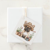 Franse Bulldog Tuinieren Bloempotten Bedankjes Labels (In situ)