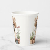 Franse Bulldog Tuinieren Bloempotten Papieren Bekers (Rechts)