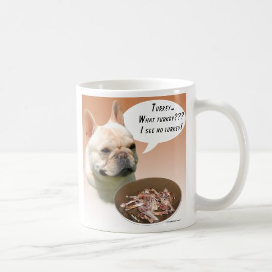 Franse Bulldog Turkije Koffiemok (Rechts)