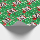 Franse Bulldog Ugly Kerstmis Cadeaupapier (Hoek)