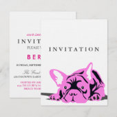 Franse Bulldog Uitnodiging (Voorkant / Achterkant)