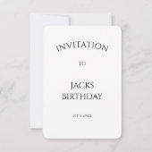 Franse Bulldog Uitnodigingskaart Kaart (Achterkant)