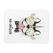 Franse Bulldog Unicorn Magneet (Horizontaal)