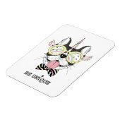 Franse Bulldog Unicorn Magneet (Linkerzijde)