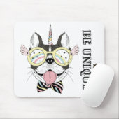 Franse Bulldog Unicorn Muismat (Met muis)