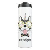 Franse Bulldog Unicorn Thermosbeker (Voorkant)