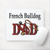 Franse Bulldog Vader Cadeaus Muismat (Met muis)