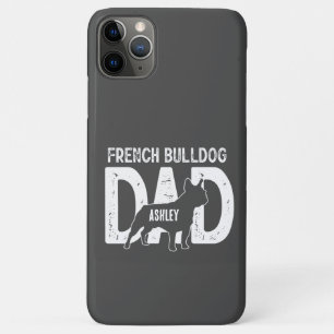 Franse Bulldog Vader Honden Vader Cadeau Case-Mate iPhone Case