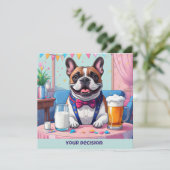 Franse Bulldog Vader Vaderdag (Staand voorkant)