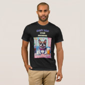 Franse Bulldog Vader Vaderdag T-shirt (Voorkant volledig)