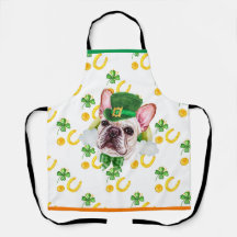 Franse Bulldog Vakantiedecoratie St. Patrick's Day