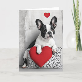 Franse Bulldog Valentijn Kaart