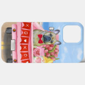 Franse Bulldog Valentijnsdag Truck Case-Mate iPhone Case (Achterkant (horizontaal))